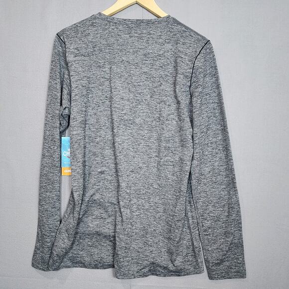 Hot‎ Chillys Clima-Tek Crew Baselayer Shirt Grey Heather Women's XL NWT - Picture 3 of 7